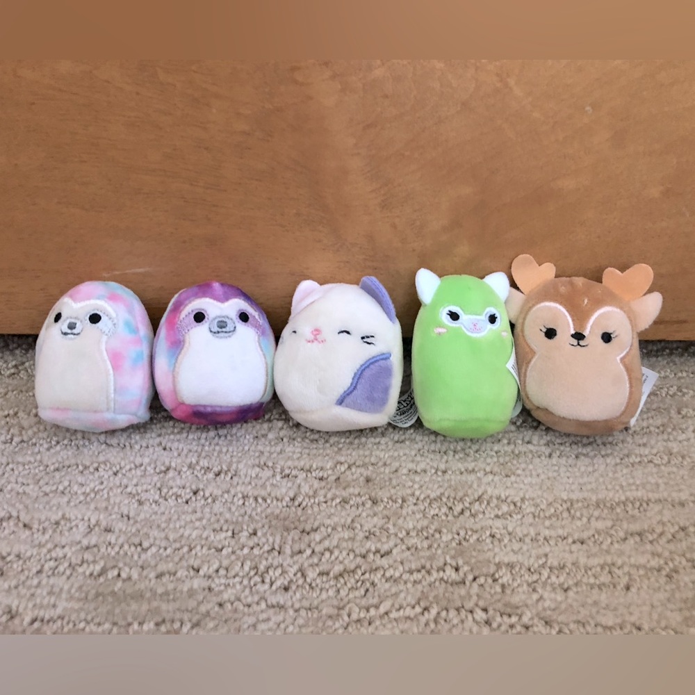 Lot of 5 Squishvilles by Squishmallow
